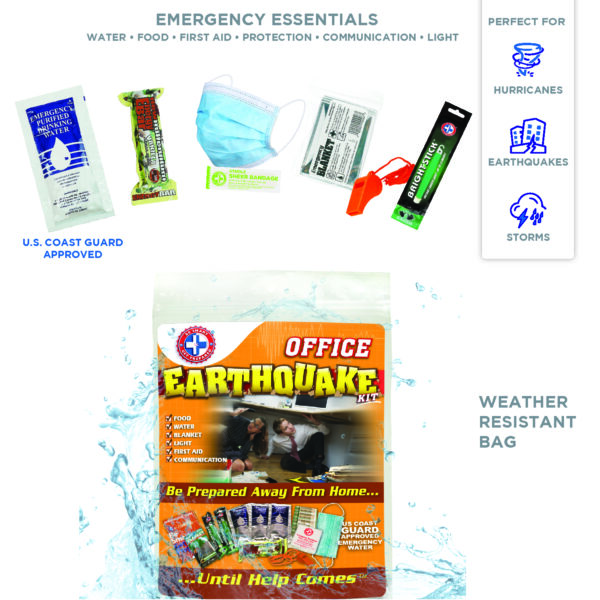 Office Earthquake Kit - 16 pcs - Image 3