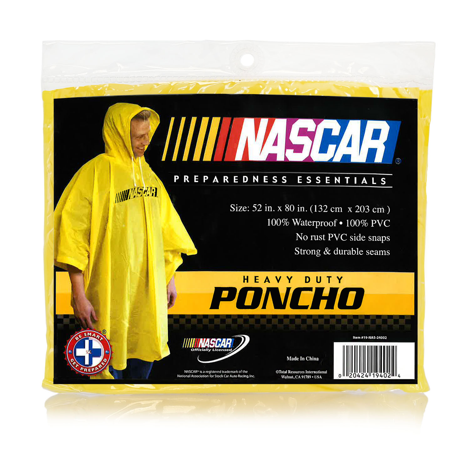 halvleder Pind plus Heavy Duty Poncho - First Aid Plus More
