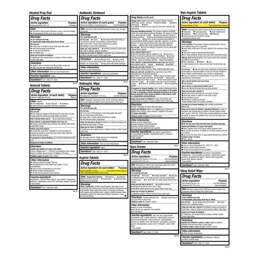 OSHA/ANSI First Aid Kit - 326 pcs - First Aid Plus More