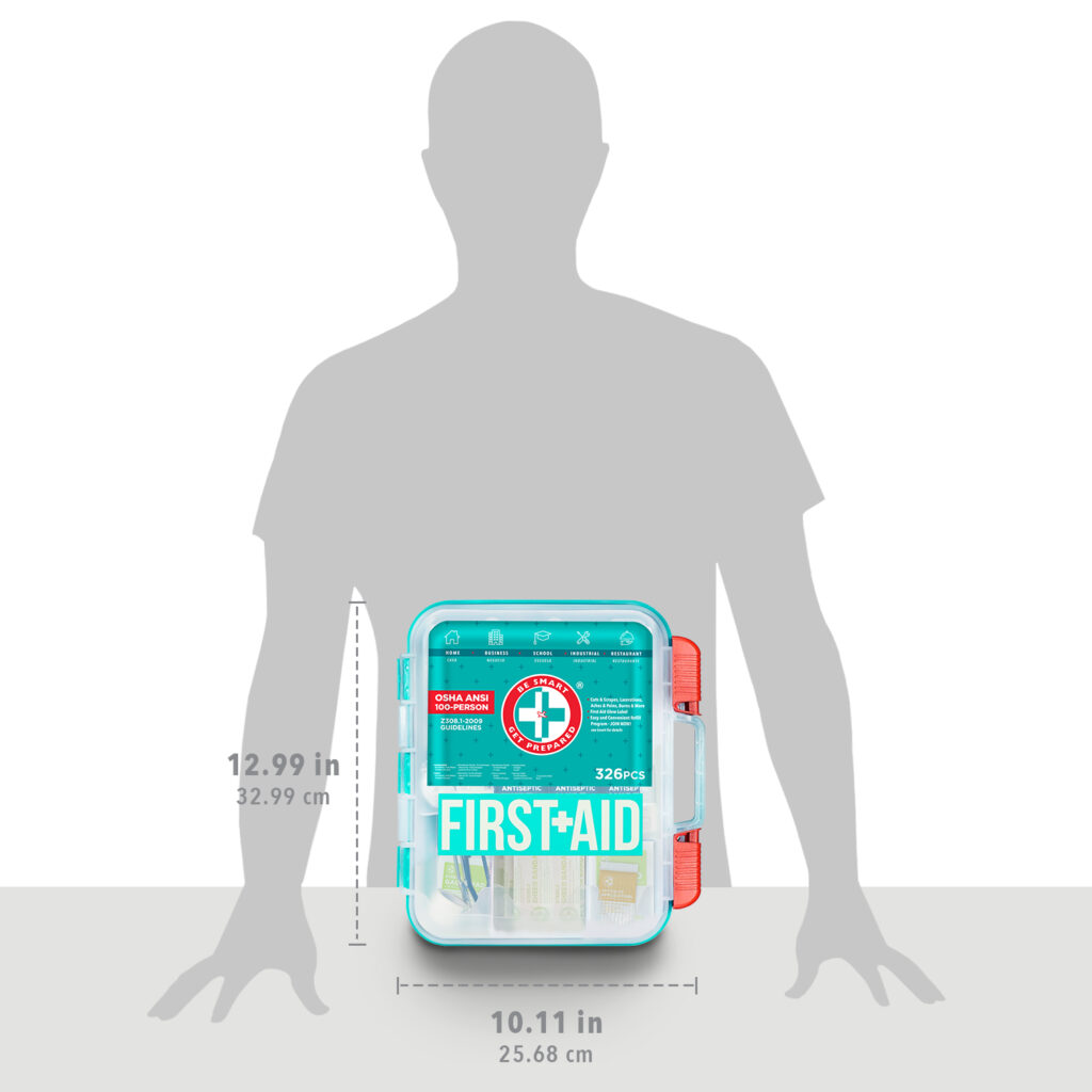 OSHA/ANSI First Aid Kit - 326 pcs - First Aid Plus More