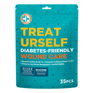 Treat Urself Diabetic Wound Care First Aid Kit - 35 pcs