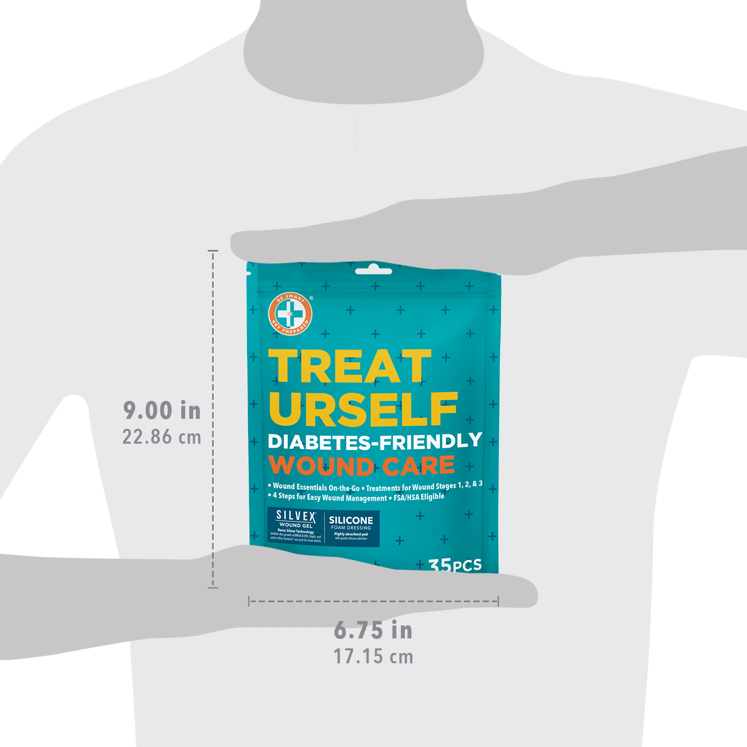 Treat Urself Diabetic Wound Care First Aid Kit - 35 pcs - Image 5