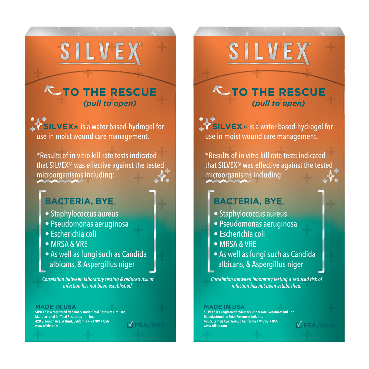 Be Smart Get Prepared 2-Pack Silvex Burn Gel - 10 pc - Image 2