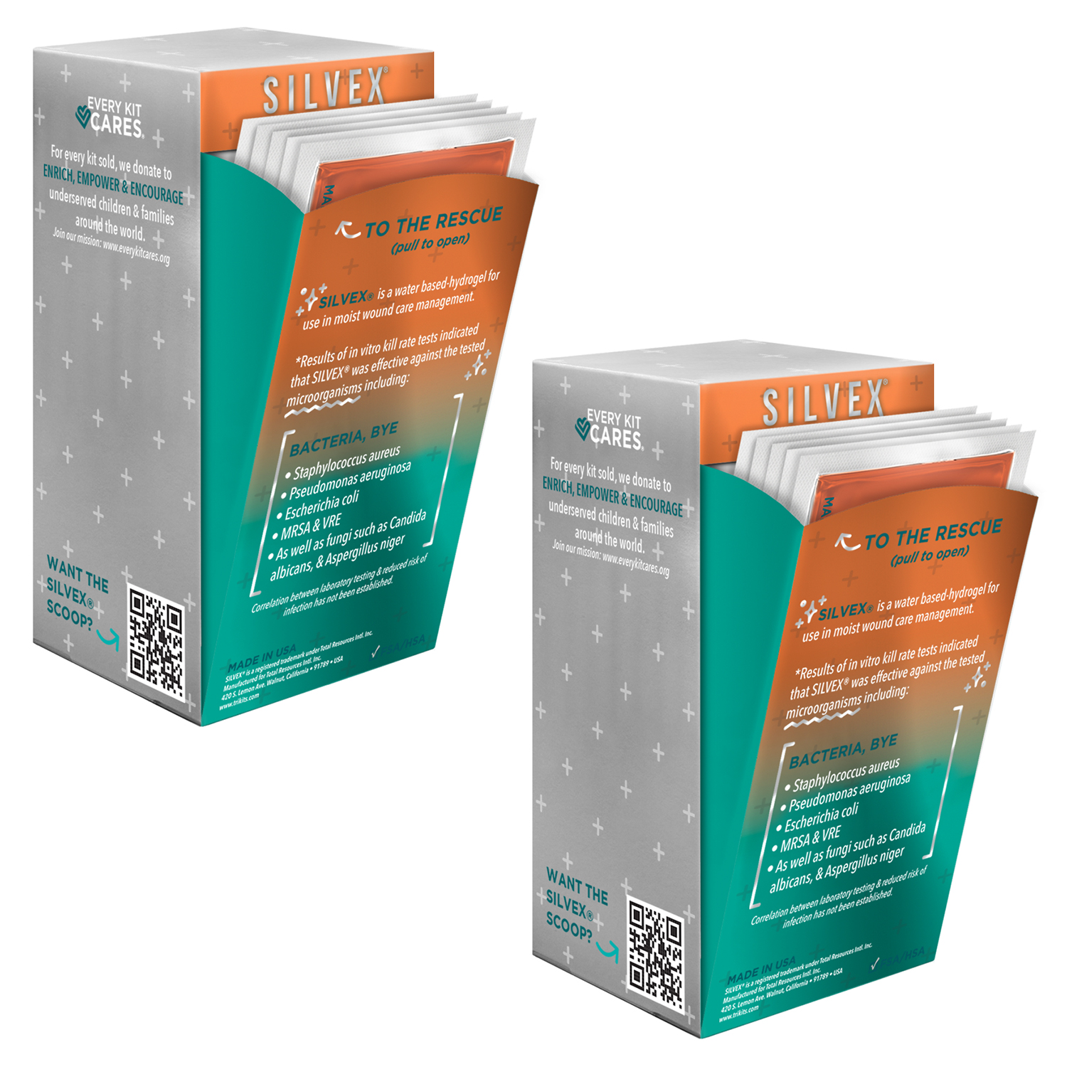 Be Smart Get Prepared 2-Pack Silvex Burn Gel - 10 pc - Image 4