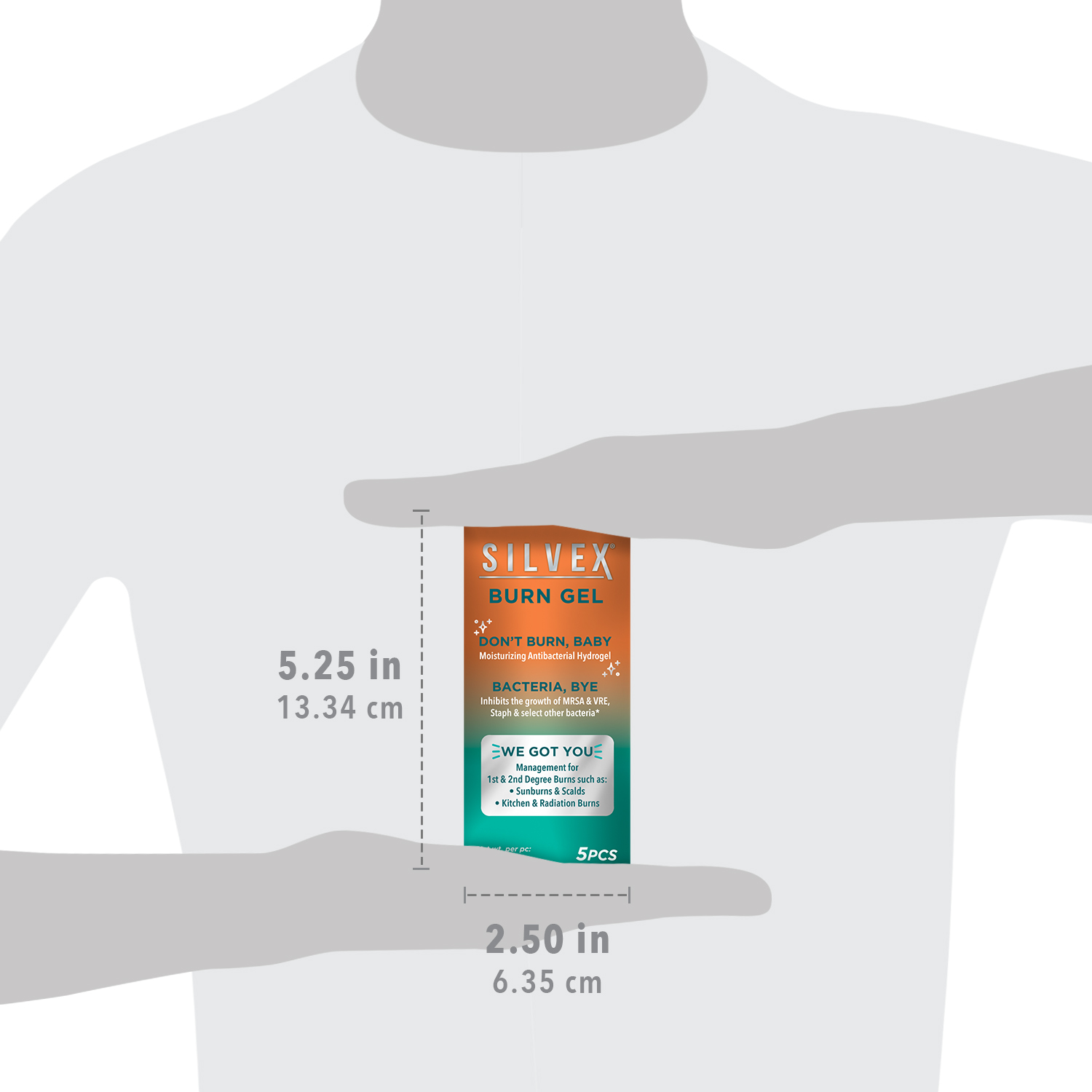 Be Smart Get Prepared 2-Pack Silvex Burn Gel - 10 pc - Image 5