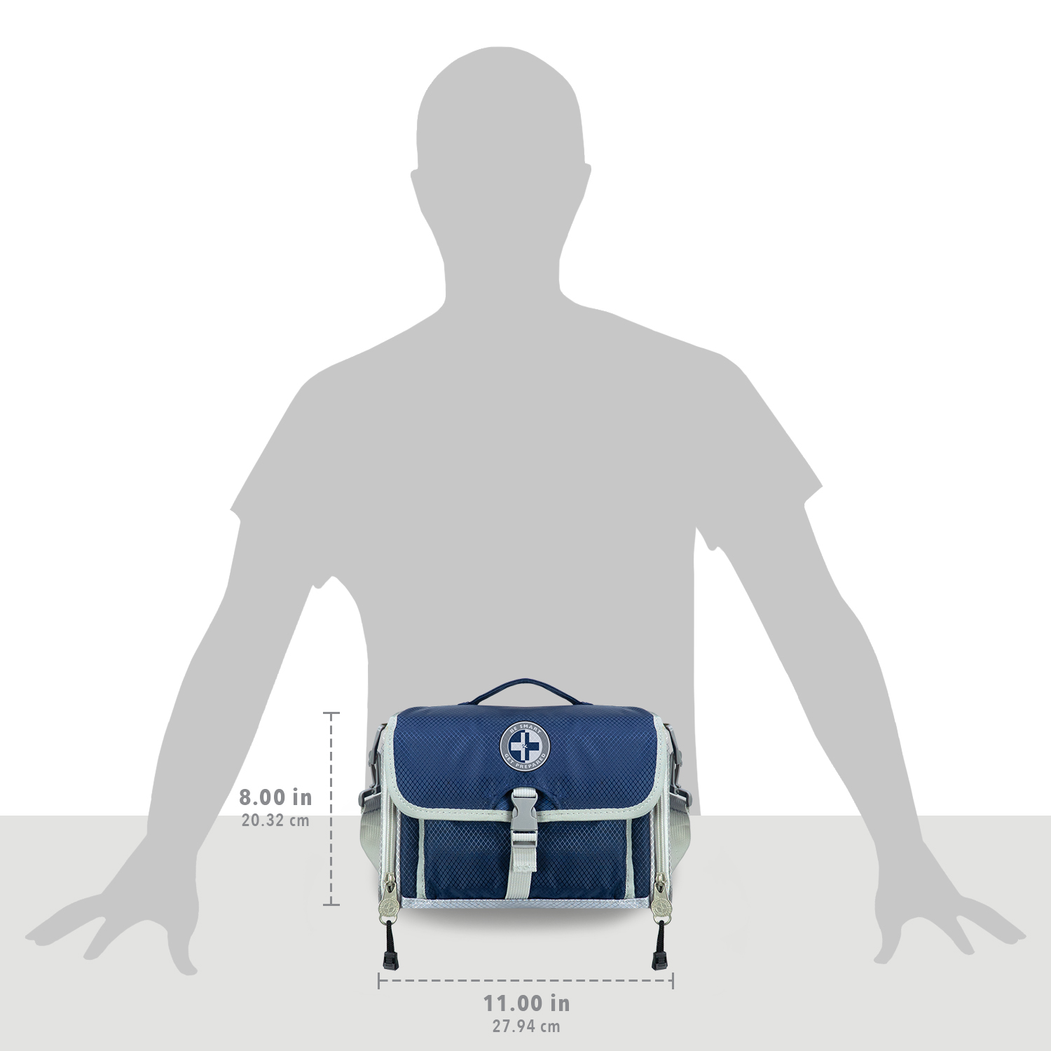 Home & Sports First Aid Kit 3-in-1 Bag, 201 Pieces by Be Smart Get Prepared – Team Sports, Outdoor, Travel, & Family - Image 8