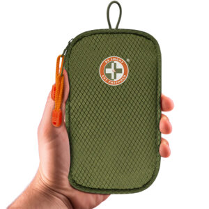 Carry On Travel Essentials by Be Smart Get Prepared, 125 Pieces – PPE, Camping, Hiking, Road Trips, On-The-Go