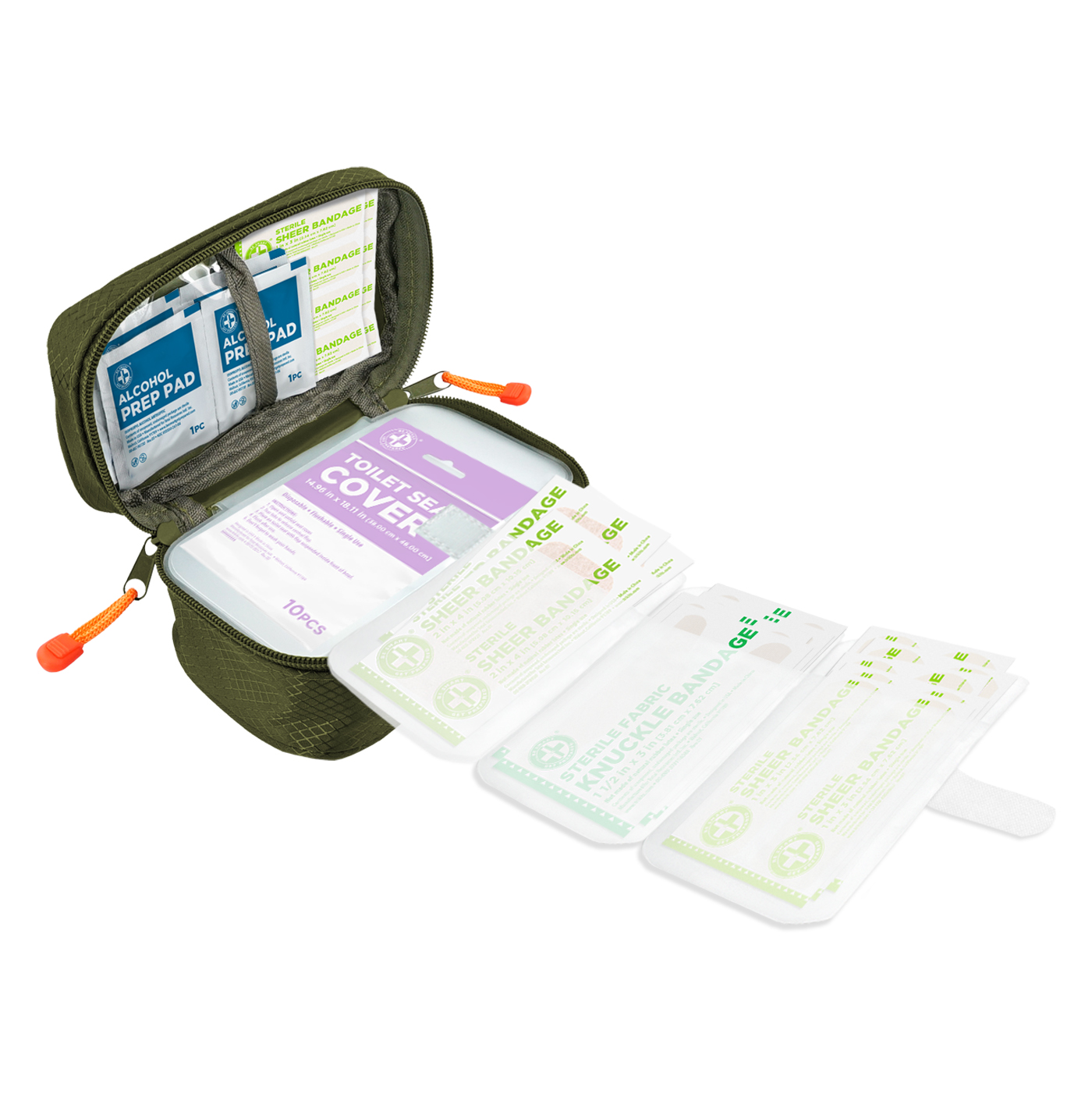 Carry On Travel Essentials by Be Smart Get Prepared, 125 Pieces – PPE, Camping, Hiking, Road Trips, On-The-Go - Image 5